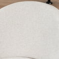thumbnail image 4 of Kidol & Shellder Swivel Dining Chair with Solid Wood Frame Boucle Accent Chair with Back, Vanity Chair for Dressing Room, Comfy Living Room Seating, Easy Assembly, Beige 3PCS, 4 of 6