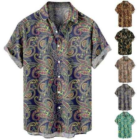 

Adult Button Up T-Shirts Stylish Holiday Tops Sizes Kids-Adult Unisex