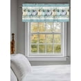 thumbnail image 3 of Thanksgiving Valances for Windows Fall Farmhouse Pumpkin Eucalyptus Leaves Rod Pocket Curtains Valance Short Window Treatment Drapes for Living Room, Bedroom Bathroom 54"&nbsp;W x 18" L, 3 of 5