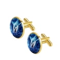thumbnail image 2 of Shark Elegant Dress Shirt Stainless Steel Cufflinks Set for Men - for Formal Attire - Ideal for Weddings and Special Occasions, 2 of 6