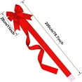 thumbnail image 2 of Pakyozj 2 Pcs Christmas Cabinet Ribbons Bows for Kitchen 78.8 Inch Red Large Christmas Door Ribbon, 2 of 7