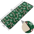 thumbnail image 2 of Kitchen Rugs and Mats Non-Skid Washable Runner Rugs Christmas Candy Canes Snowflakes Ball Long 72x24 inch for Floor Cushioned Hallway Entryway Indoor 2x6, 2 of 7
