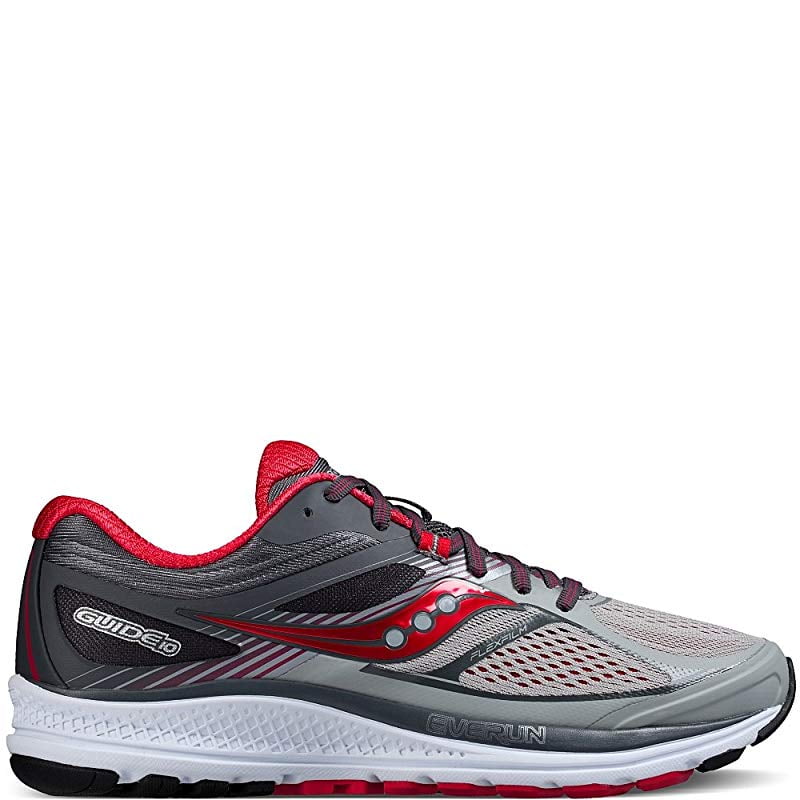 Saucony - Saucony Women's Guide 10 Running Shoe, Silver/Berry, 5 B(M ...