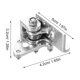 thumbnail image 2 of WASHWEPE Pedal De De Aluminio Para Motorbike Con Soporte Para Pies Y Acabado Duradero En Color Plata, 2 of 8