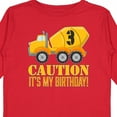 thumbnail image 4 of Inktastic 3rd Birthday Construction Truck, Cement Mixer 3 Years Old Boys Long Sleeve Toddler T-Shirt, 4 of 5