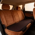 thumbnail image 4 of ERK Universal Linen Square Pattern Seat Cushion Breathable Comfortable Three Piece Pad For All Seasons, 4 of 4