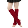 thumbnail image 2 of Socks Winter Solid Color Knitted Socks Yoga Dance Foot Sleeves Wool Leg Protectors Stepping Feet Stacking SocksSocks For Women, 2 of 5