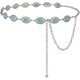 thumbnail image 1 of Concho Belts Women Western Cowgirl Waist Chain Belt For Dresses Jeans Adjustable Metal Concho Country Belt, 1 of 5