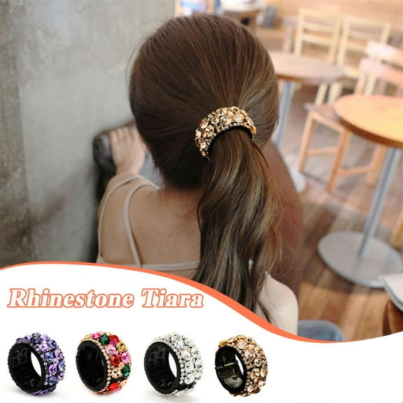FurNest Rhinestone Hair Claw Clip Ponytail Hairpin Stylin Accessories For Women