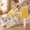 yellow, variant on Stainless Steel Fine Pin Pet Grooming Comb, Ergonomic Handle Deshedding Brush, Gentle Skin Friendly Hair Remover Tool for Long & Short Hair Dogs & Cats