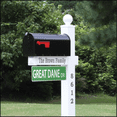thumbnail image 3 of Imagine This Great Dane Street Sign, Green, D6448 5 08x4 45 cm, 3 of 3
