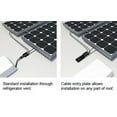 thumbnail image 5 of Go Power Solar Power Cable Entry Plate 74671 Dual Cable; Male And Female MC4 Connector; Roof Mount; Leak Proof; Black; GP-CEP, 5 of 5
