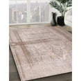 thumbnail image 3 of Ahgly Company Machine Washable Indoor Rectangle Contemporary Rose Pink Area Rugs, 3' x 5', 3 of 7