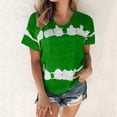 thumbnail image 3 of Birdeem T-Shirt Mode Imprimé pour Femmes Manches Courtes Blouse Col Rond Hauts Décontractés, 3 of 12