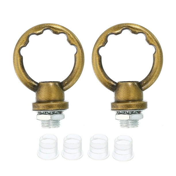 10Pcs Screw Collar Loops 1/4" IPS Thread - Canopy Hooks For Swag Lights & Plant Hanging