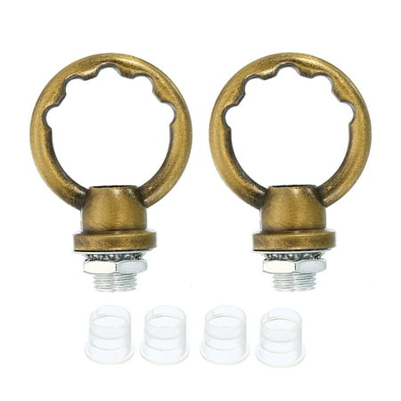 

Uxcell M10 Thread Lifting Eye Nut Female Loop Holder Hook Ring 8kg Load 25mm Bronze 2 Set