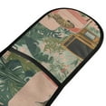 thumbnail image 4 of Yayeee Double Oven Mitt Kitchen Heat Resistant Baking 35" x7" Quilted Glove, Pink and Green Cat, 4 of 6