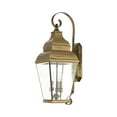 thumbnail image 5 of Livex Lighting Exeter 3 Light Outdoor Wall Lantern, 5 of 9