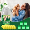 thumbnail image 1 of Bolas repelentes para gatos con fórmulas de menta. Bolas con perfume de larga duración para mantener a los gatos alejados de los muebles. Jardín, patio, interior y exterior. Entrenamiento de mascotas., 1 of 7