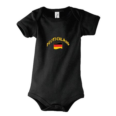 

Supportershop DEBBBK-12 Germany Baby Black Sleepsuit 12-18 Months