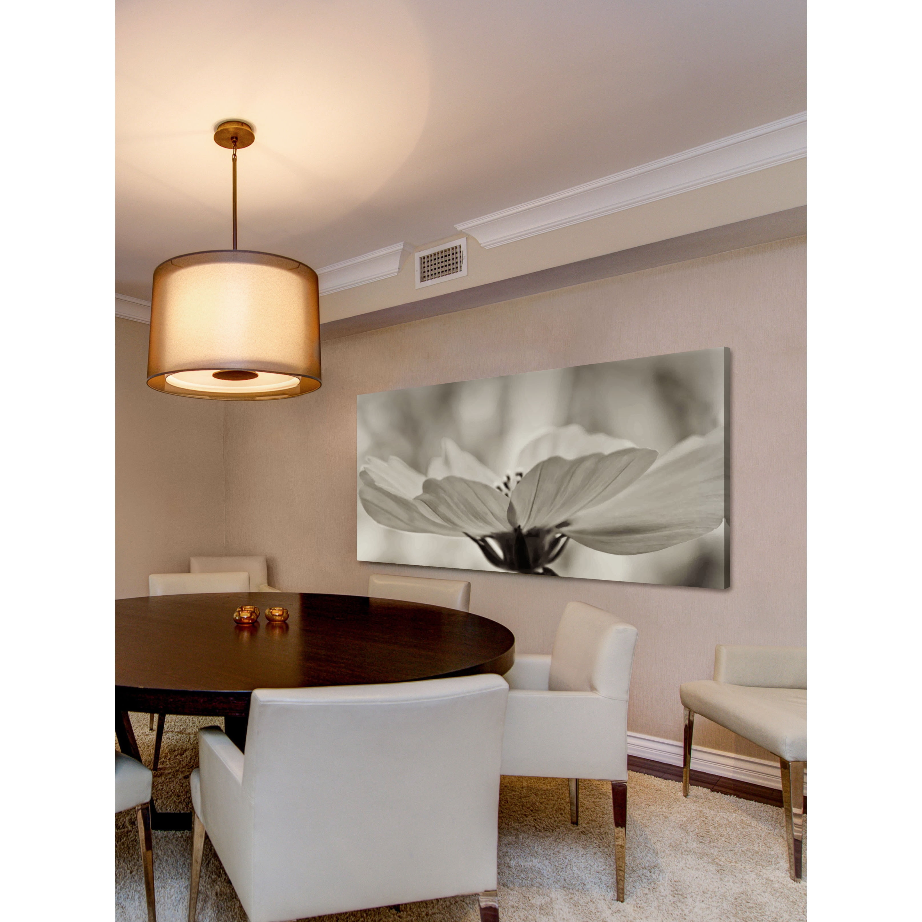 Marmont Hill 'Delicate Cosmos' by Don Schwartz Painting Print on Wrapped Canvas
