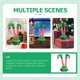 thumbnail image 4 of BESTYASH 2Ud Pernas Decorativas Navideñas Para Exteriores Con Materiales Y Tacto, 4 of 6