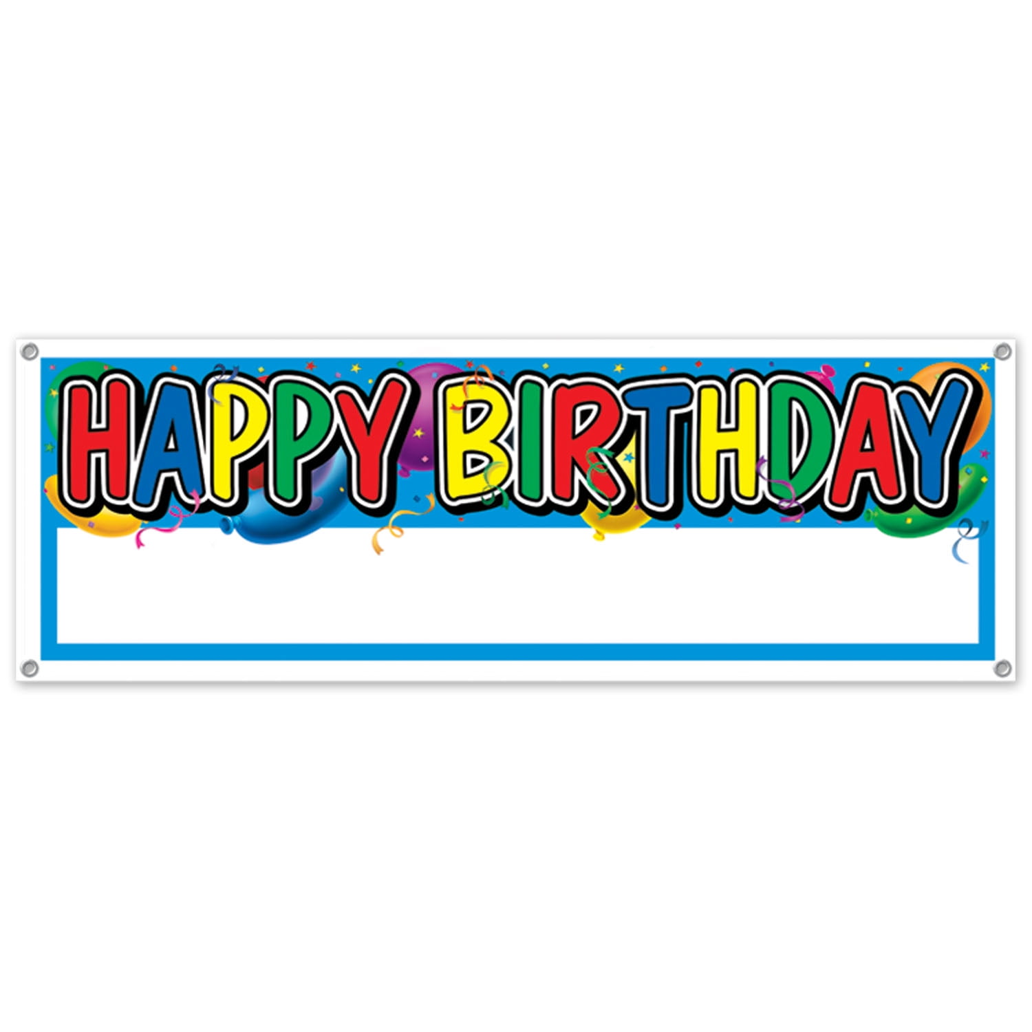 Happy Birthday Sign Banner (Pack of 12)