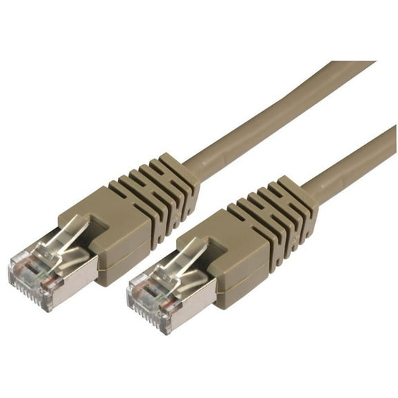 PRO SIGNAL - RJ45 Male to Male Cat5e STP Ethernet Patch Lead, 3m Grey