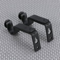 thumbnail image 4 of MasteelfCA 2pcs 18-22mm Adjustable Curtain Holder Curtain Drapery Rod Bracket (Black), 4 of 7
