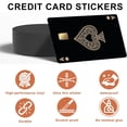 thumbnail image 6 of 5Pcs Credit Card Skin Sticker, Funny Credit Card Skin Sticker Cover, Vinyl Stickers for Debit Credit Cards, Cute Waterproof Skins Cover for Bank, EBT, Key, Transportation, ID (Poker), 6 of 8