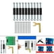 thumbnail image 4 of Juego de 21 tornillos de casete para varilla de soporte, llave resistente a la oxidación para interruptor de pared 86 tipo aislado, 4 of 8