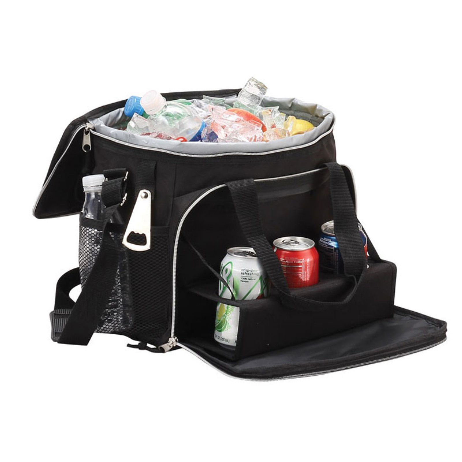 Preferred Nation 24 Can Ice Chest Water Cooler with Pull Down Tray, Multicolor