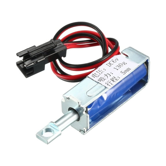 DC6V 1.5A 5mm Electromagnetic Solenoid Lock Pull Type for Electirc Lock Cabinet Door Lock