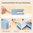 thumbnail image 4 of Deli  40 Sheet Stapler, Desktop Staplers with Integrated Staple Remover, Office Stapler, Blue, 4 of 7