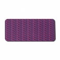 thumbnail image 1 of Abstract Computer Mouse Pad, Illustration of Funky Geometric Grid Groovy Rhythmic Cube Motifs, Rectangle Non-Slip Rubber Mousepad X-Large, 35" x 15" Gaming Size, Cobalt Blue Raspberry, by Ambesonne, 1 of 2