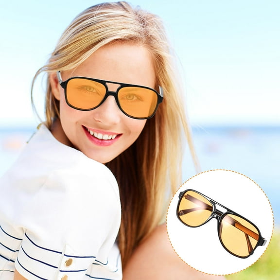 Raindrops Black Retro Sunglasses Vintage Design Plastic 1Pack Tinted Lenses for Photographing