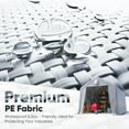 thumbnail image 6 of Quictent Heavy Duty 10x12FT Carport Shelter with Roll-Up Mesh Windows & Reinforced Frame, Portable Garage Canopy for Motorcycle Storage, Outdoor Equipment, Patio Furniture Cover - Silver Gray, 6 of 7
