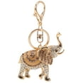 thumbnail image 2 of Elephant Keychain Charm Pendant Backpack Gift Handbag Key Keyring Gifts Charms Ring Rhinestones Women Chain Evil Eye, 2 of 9