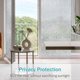 thumbnail image 3 of Película para ventana de vidrio con efecto lluvia, calcomanías estáticas para privacidad, calcomanías decorativas para vidrio para el hogar y la oficina, protección UV extraíble, control del calor, 3 of 5