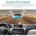 thumbnail image 4 of Single recording 4.3-inch LCD DVR Rearview mirror Dashboard camera Rearview Camera 170° Wide Angle dual lens Driving recorder Front and rear dashboard camera video Full HD built-in g sen, 4 of 6