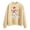Khaki, variant on Christmas Sweatshirts for Women Long Sleeve Crewneck Casual Funny Snowman Graphic Sweatshirt Pullover Tops