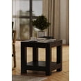 thumbnail image 3 of Maven Lane Paulo Wooden Side Table in Weathered Black Finish, 3 of 11