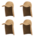 thumbnail image 1 of Sombrero Pesca Unisex Con Visera Protección Solar Cubierta para El Cuello La Oreja (Caqui), 1 of 2