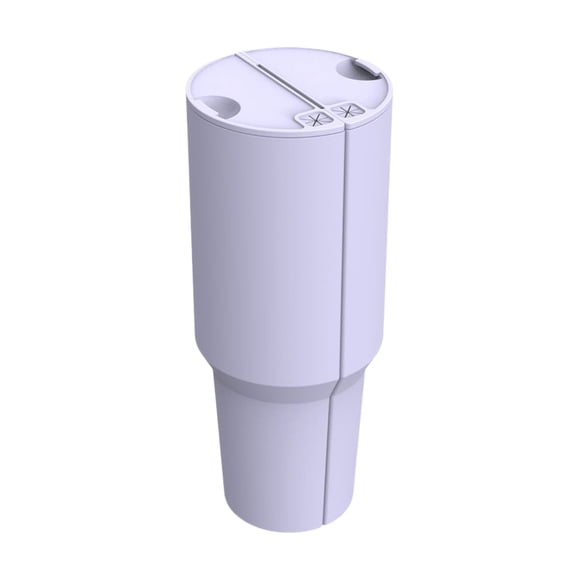 Greeniant Accesorios de resina para tazas Forstanley, bolsa de doble compartimento para fácil almacenamiento de bebidas, Mini taza Forstanley Ropa Deportiva, Zapatos púrpura