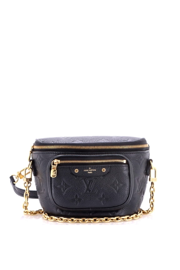 Pre-Owned Bum Bag Monogram Empreinte Leather Mini By Rebag