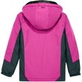 thumbnail image 2 of Girl's Waterproof Ski Snow Jacket Fleece Windproof Winter Jacket with Hood, 2 of 7
