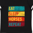 thumbnail image 4 of Inktastic Dressage Eat Sleep Horses Repeat Boys or Girls Toddler T-Shirt, 4 of 5