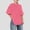 Pink, variant on Boys Casual Washed Short Sleeve Crew Neck T-Shirt for Kids Everyday School and Outdoor Activities T-Shirts Kids Short Sleeve Crewneck Solid Basic Tees Casual Tops