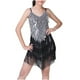 thumbnail image 1 of Odeerbi Vestido de Baile Latino Con Lentejuelas Para Niña Rendimiento En Escena Trajes de Verano Vestido de Algodón Con Flecos Vestido Sin Mangas Con Camisola Traje de Baile Con Borlas, 1 of 4