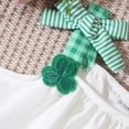 thumbnail image 6 of 12-18 Month Girl Clothes Sets Girl Baby Summer St. Patrick's Day Strap Doll Top Stripe Print Tops and Shorts Two Piece Set（6 Month-3 Years）, 6 of 8